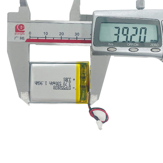552838 530mAh 3.7V Lithium Ion Battery (A-grade cell）