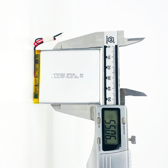 655565 2800mAh 3.7V Lithium Ion Battery (A-grade cell）