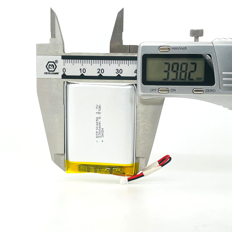 104050 2300mAh 3.7V Lithium Ion Battery (A-grade cell）