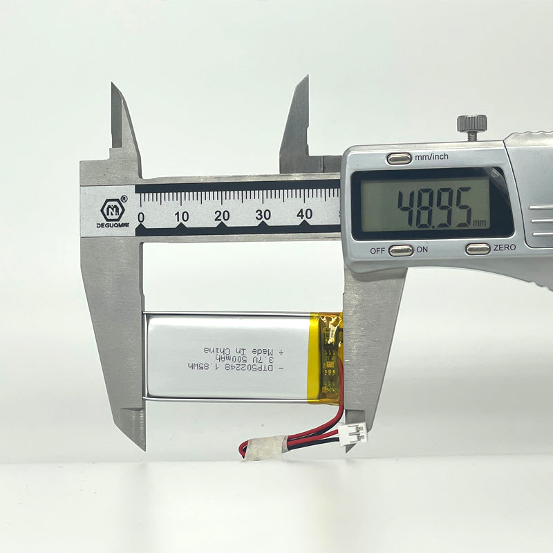 502248 500mAh 3.7V Lithium Ion Battery (A-grade cell）