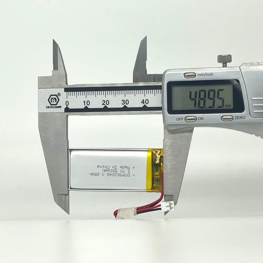 502248 500mAh 3.7V Lithium Ion Battery (A-grade cell）
