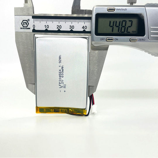 LiFePO4 3.2V Battery 304564 600mah   (A-grade cell）