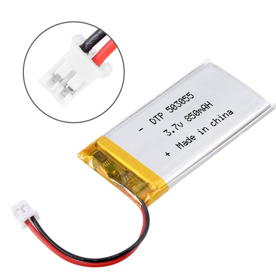 503055 850mAh 3.7V   Lithium Ion Battery (A-grade cell）
