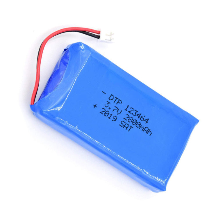 123464 2800mAh 3.7V Lithium Ion Battery (A-grade cell）