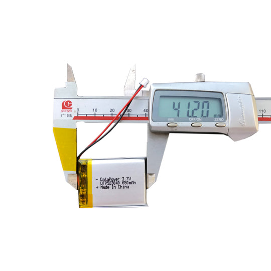 523040 650mAh 3.7V Lithium Ion Battery (A-grade cell）