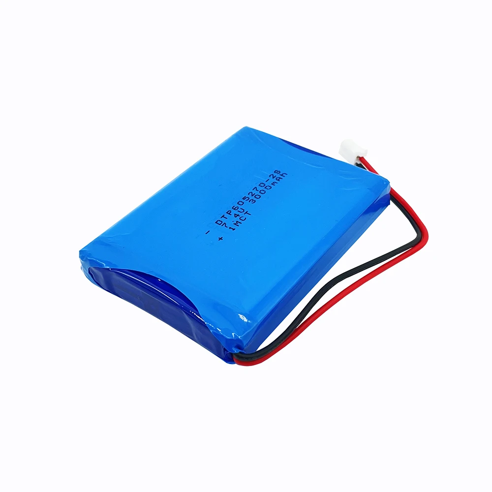 7.4V Lithium Battery Pack 605270-2S 3000mah  (A-grade cell）