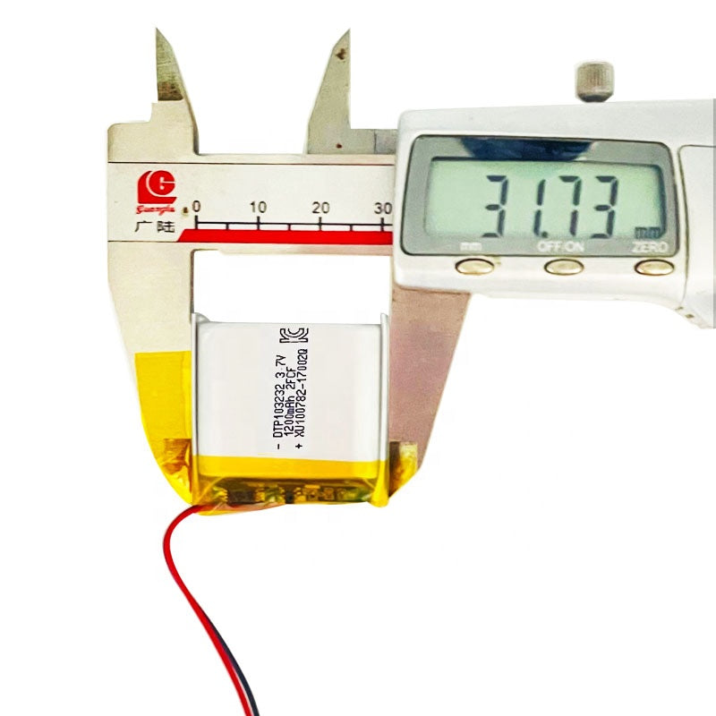 103232 1200mAh 3.7V Lithium Ion Battery (A-grade cell）