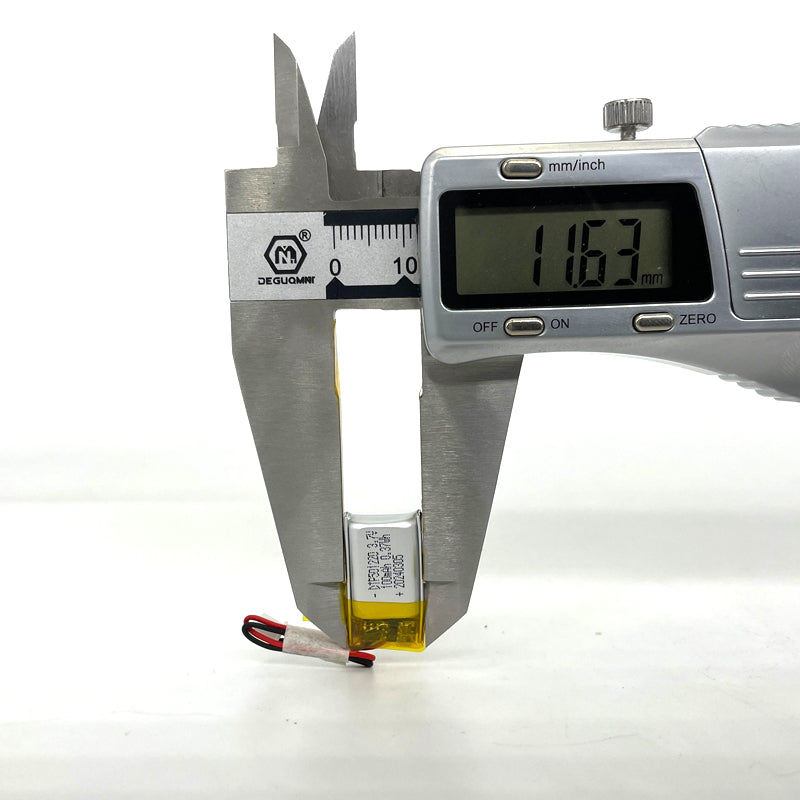 501220 100mAh 3.7V   Lithium Ion Battery (A-grade cell）