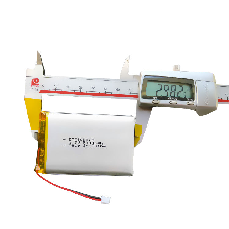 105075 5000mAh 3.7V Lithium Ion Battery (A-grade cell）