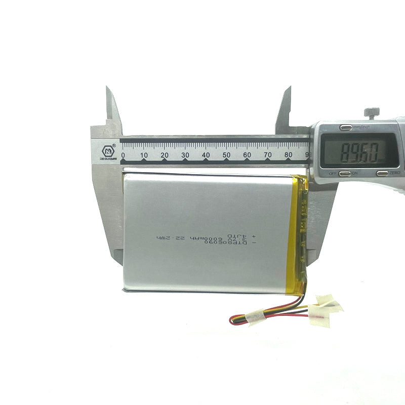 806090 6000mAh 3.7V Lithium Ion Battery (A-grade cell）
