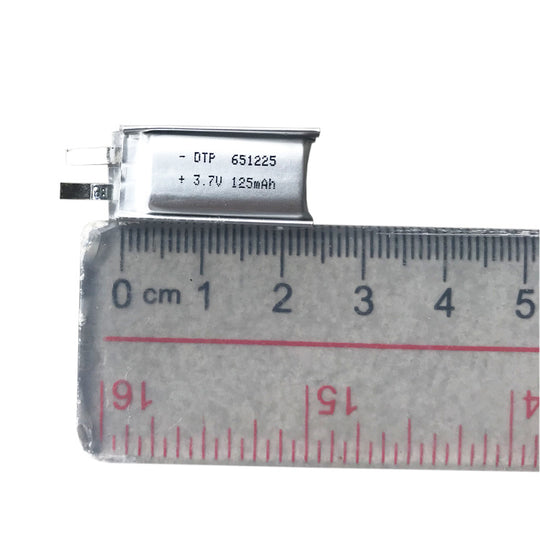 651225 145mAh 3.7V Lithium Ion Battery (A-grade cell）