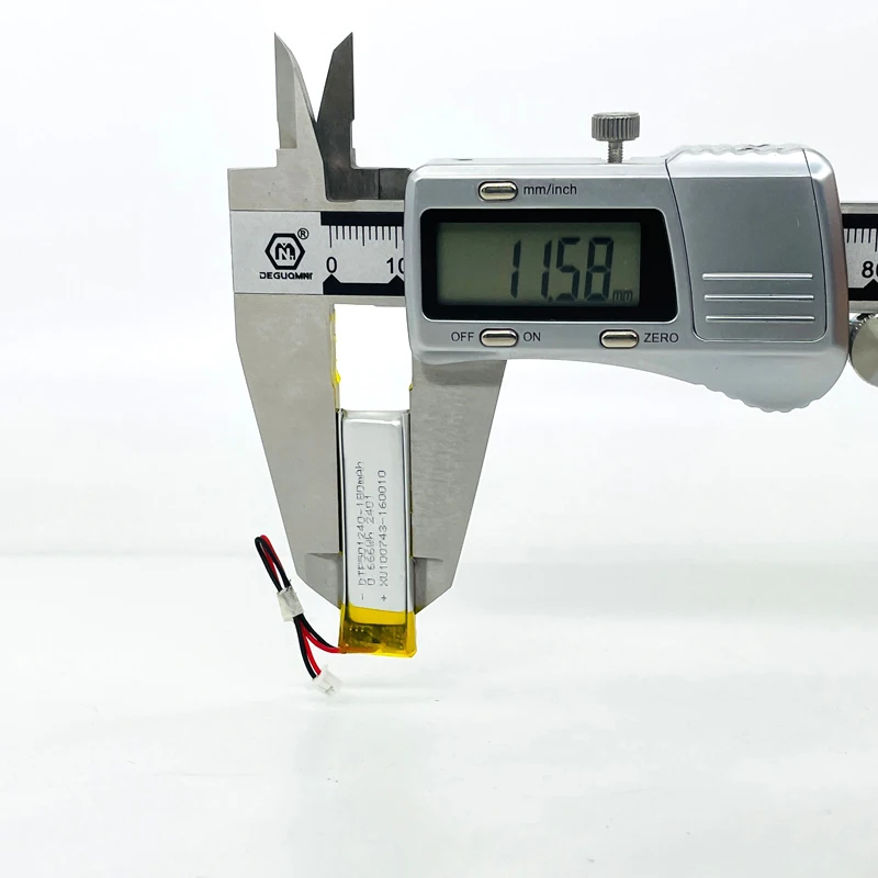 501240 180mAh 3.7V Lithium Ion Battery (A-grade cell）