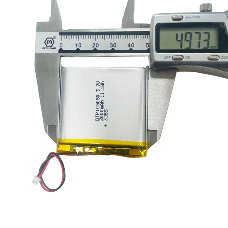 105050 3000mAh 3.7V Lithium Ion Battery (A-grade cell）