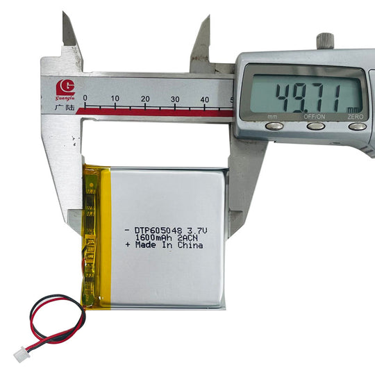 605048 1600mAh 3.7V Lithium Ion Battery (A-grade cell）