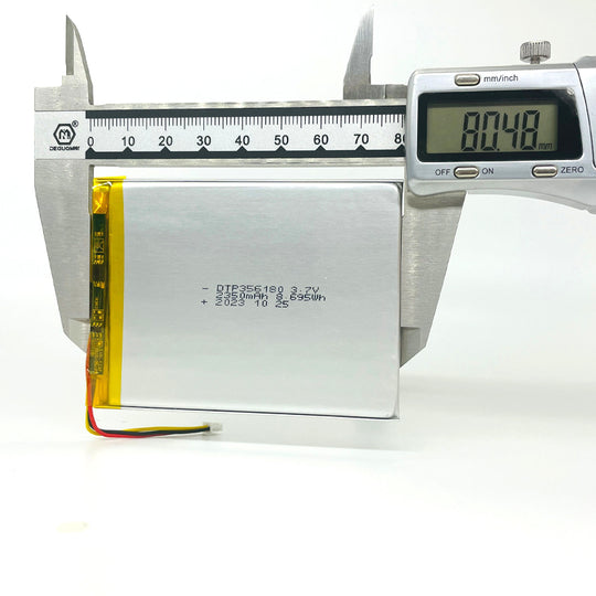 356180 2350mAh 3.7V Lithium Ion Battery (A-grade cell）