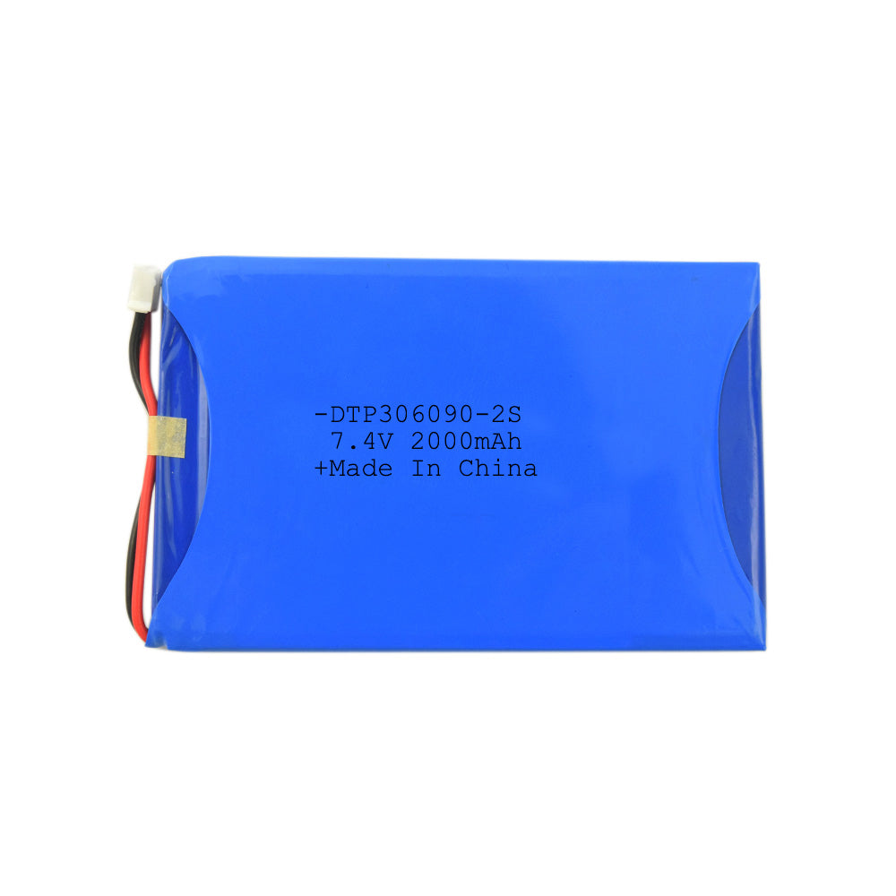 7.4V Lithium Battery Pack 306090-2S 2000mah  (A-grade cell）