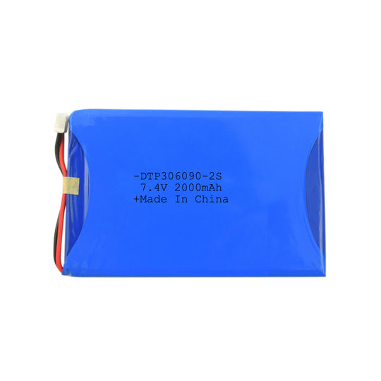 7.4V Lithium Battery Pack 306090-2S 2000mah  (A-grade cell）