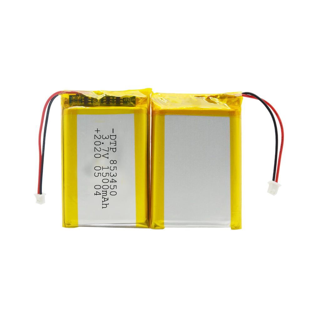 853450  1500mAh 3.7V Lithium Ion Battery (A-grade cell）