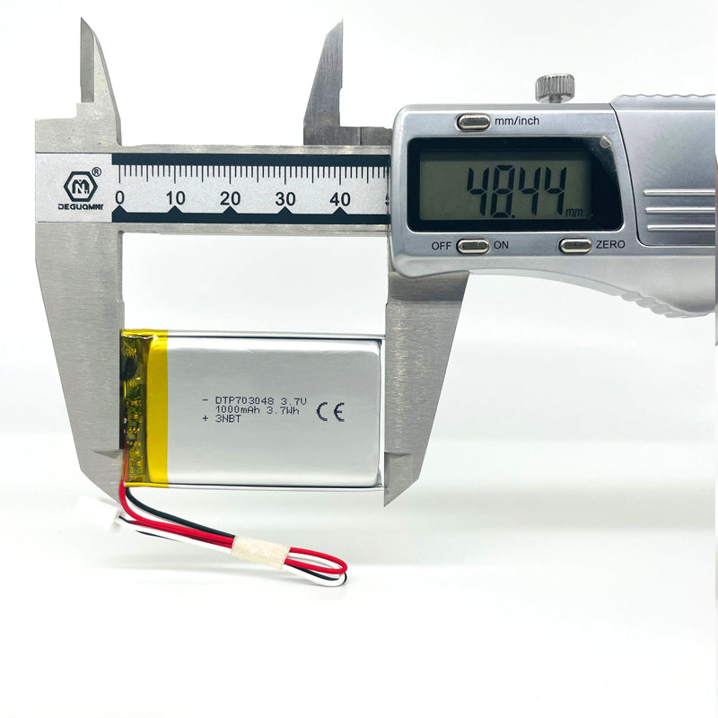 703048 1000mAh 3.7V Lithium Ion Battery (A-grade cell）