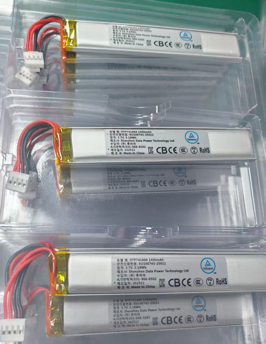 741894 1400mAh 3.7V Lithium Ion Battery (A-grade cell）