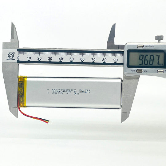 723097 2500mAh 3.7V Lithium Ion Battery (A-grade cell）