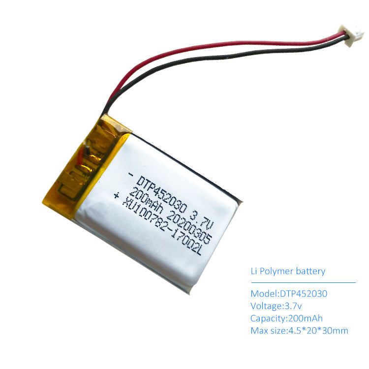 452030 200mAh 3.7V Lithium Ion Battery (A-grade cell）
