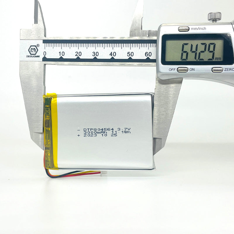 804564 3000mAh 3.7V Lithium Ion Battery (A-grade cell）