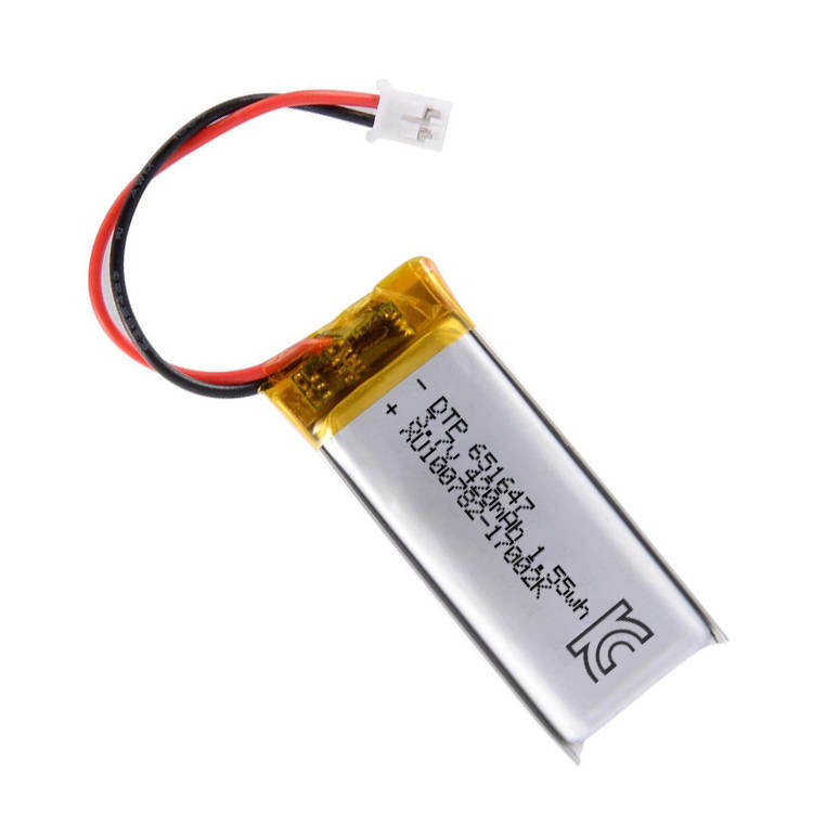 651647 420mAh 3.7V Lithium Ion Battery (A-grade cell）