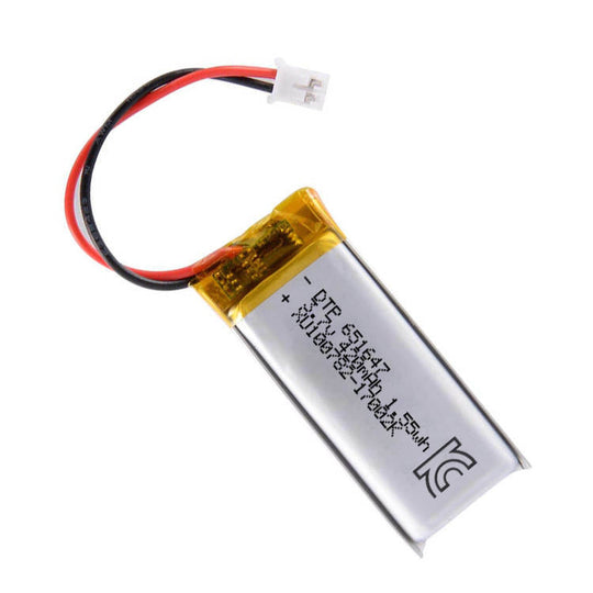 651647 420mAh 3.7V Lithium Ion Battery (A-grade cell）