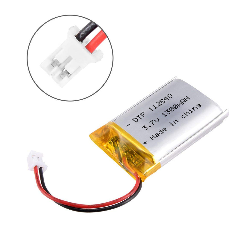 112840 1300mAh 3.7V Lithium Ion Battery (A-grade cell）