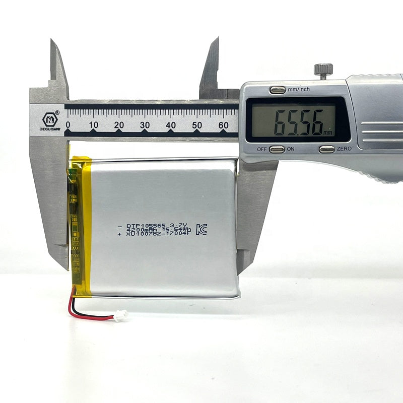 105565 4200mAh 3.7V Lithium Ion Battery (A-grade cell）