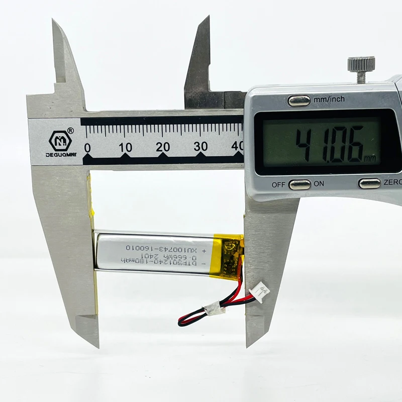 501240 180mAh 3.7V Lithium Ion Battery (A-grade cell）