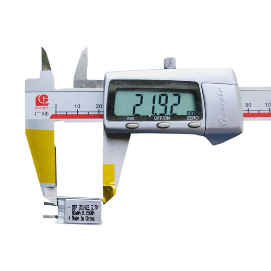 351422 80mAh 3.7V Lithium Ion Battery (A-grade cell）
