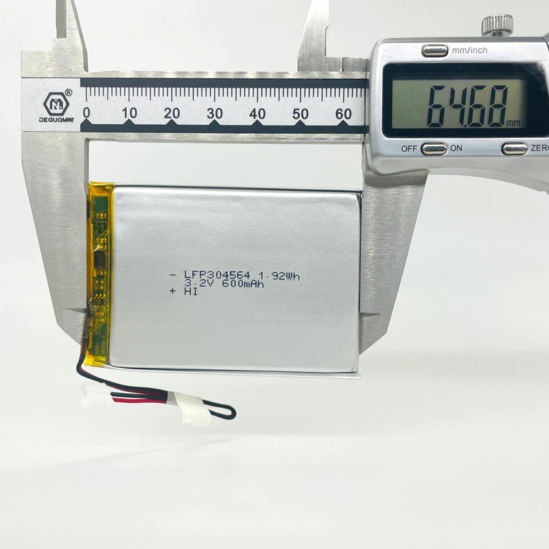 LiFePO4 3.2V Battery 304564 600mah   (A-grade cell）