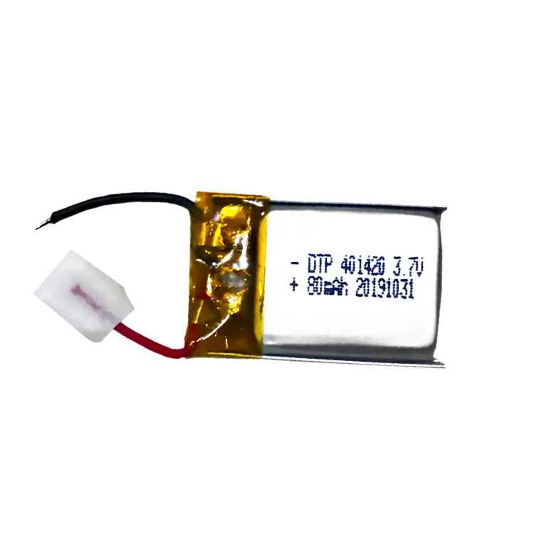 401420 80mAh 3.7V Lithium Ion Battery (A-grade cell）