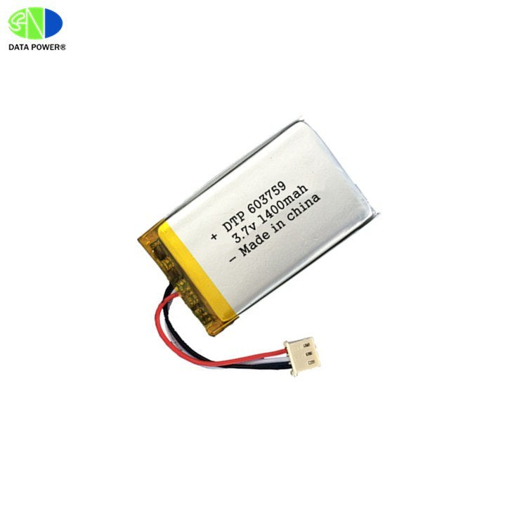 603759 1400mAh 3.7V Lithium Ion Battery (A-grade cell）