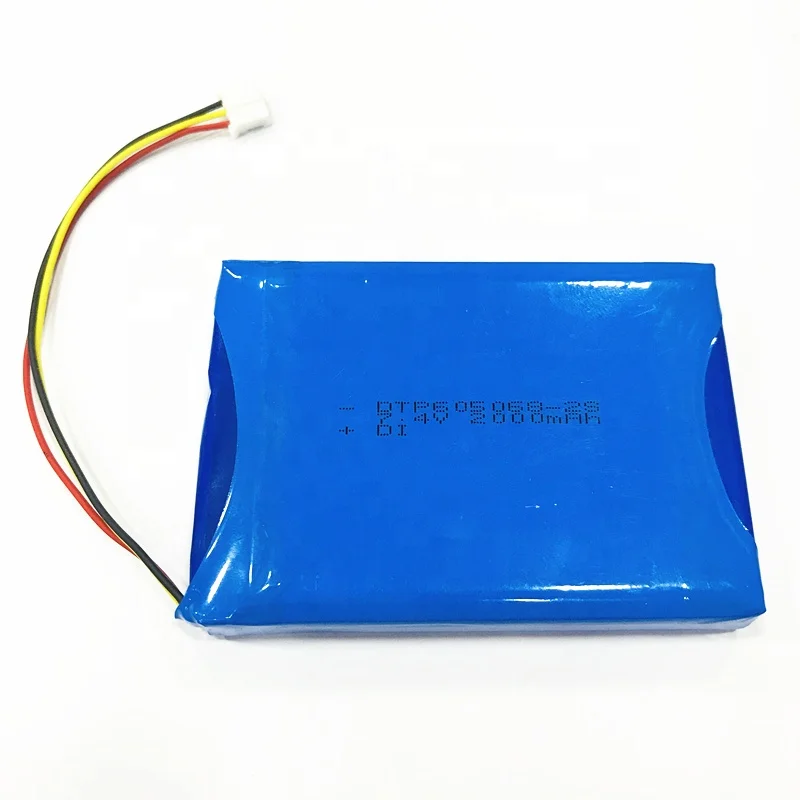 7.4V Lithium Battery Pack 605068-2S 2000mah  (A-grade cell）