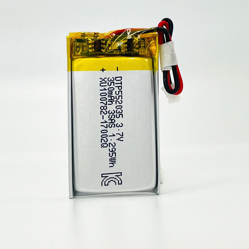 552035 350mAh 3.7V Lithium Ion Battery (A-grade cell）