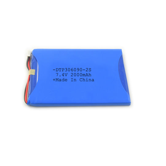 7.4V Lithium Battery Pack 306090-2S 2000mah  (A-grade cell）
