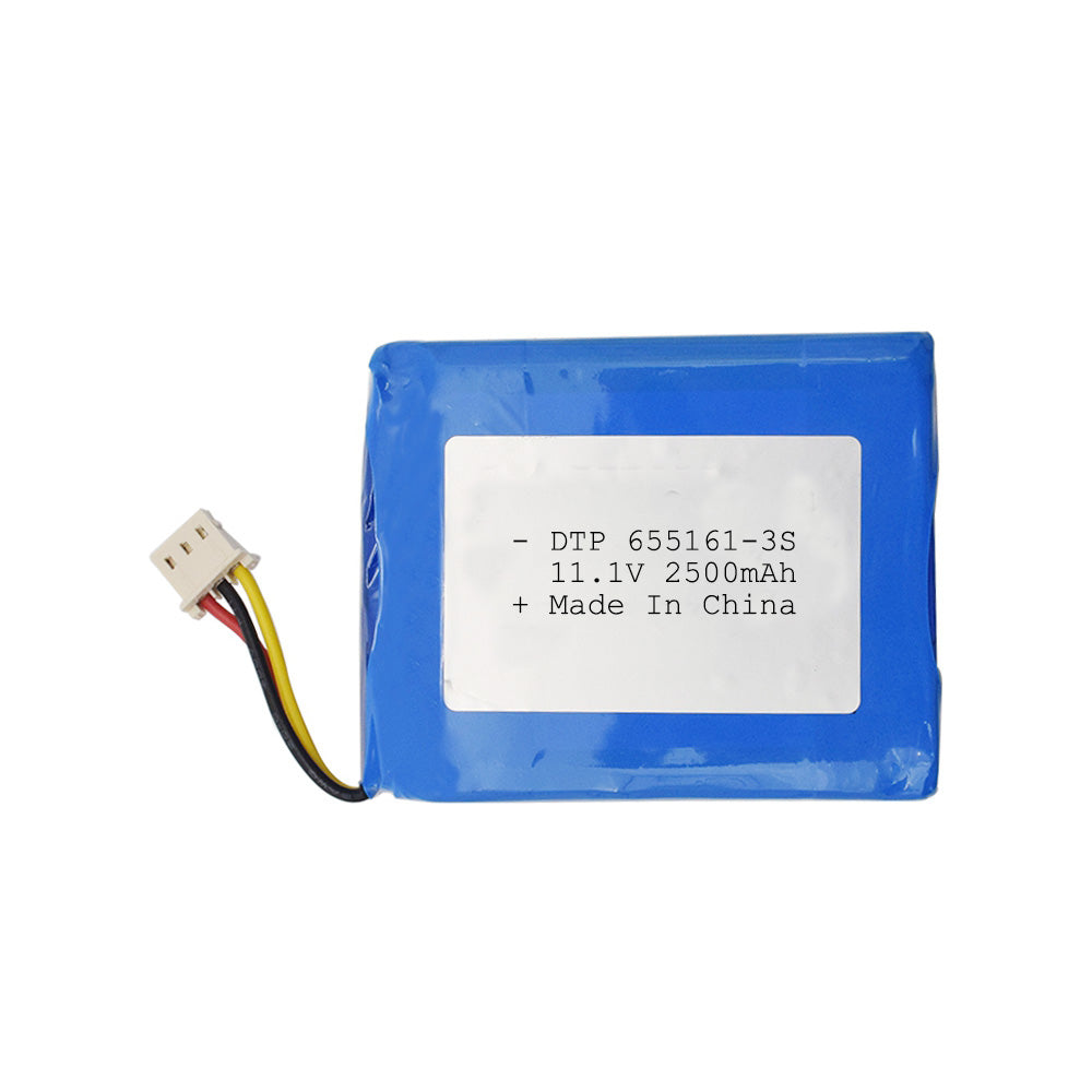 11.1V Lithium Battery Pack 655161-3S 2500mah  (A-grade cell）