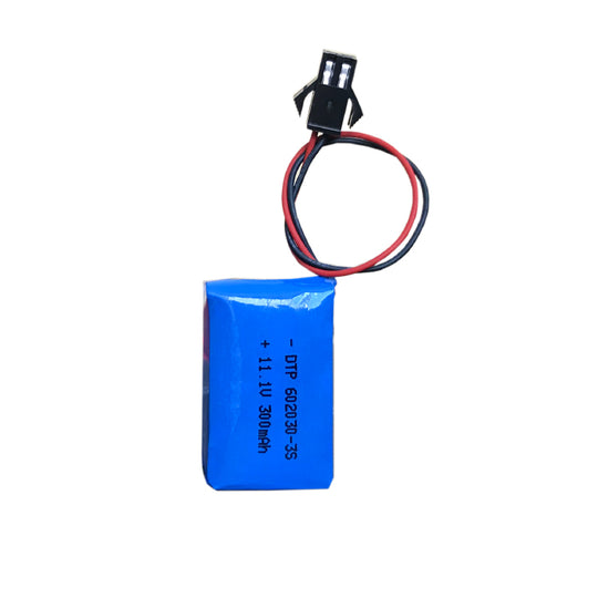 11.1V Lithium Battery Pack 602030-3S 300mah  (A-grade cell）