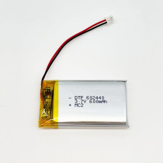 602440 600mAh 3.7V  Lithium Ion Battery (A-grade cell）