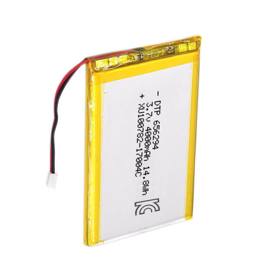 656294 4000mAh 3.7V Lithium Ion Battery (A-grade cell）