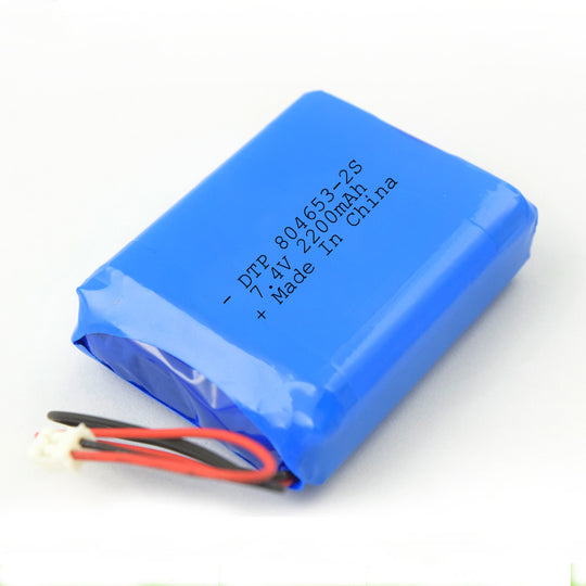 7.4V Lithium Battery Pack 804653-2S 2200mah  (A-grade cell）