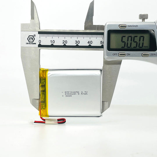 104050 2300mAh 3.7V Lithium Ion Battery (A-grade cell）
