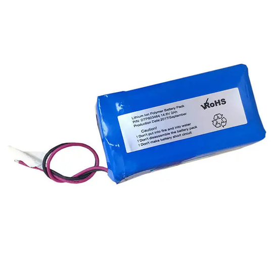 14.8V Lithium Battery Pack 803464-4S 2000mah  (A-grade cell）