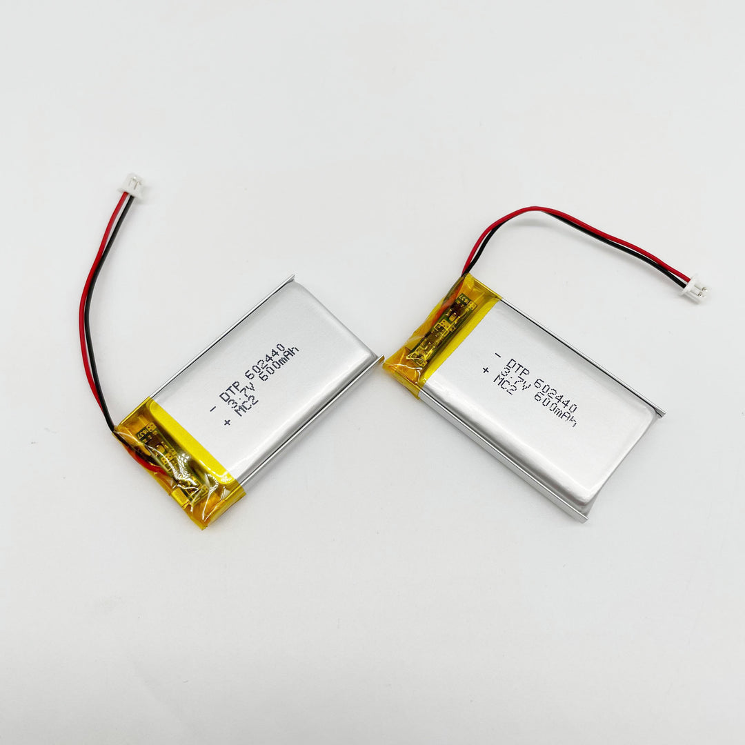 602440 600mAh 3.7V  Lithium Ion Battery (A-grade cell）