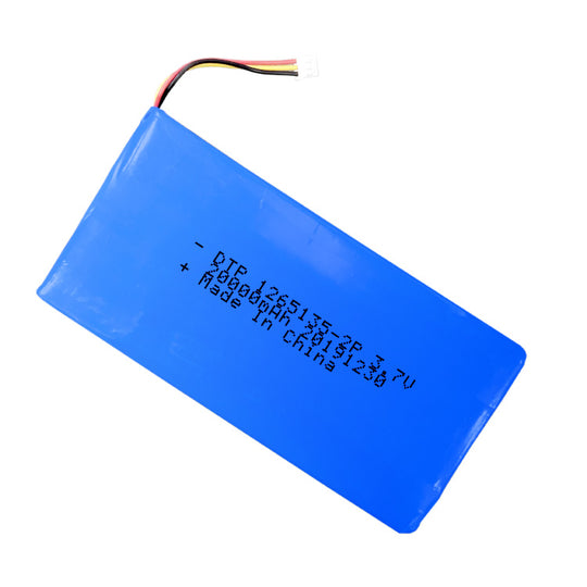 1265135 10000mAh 3.7V Lithium Ion Battery (A-grade cell）
