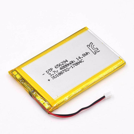 656294 4000mAh 3.7V Lithium Ion Battery (A-grade cell）