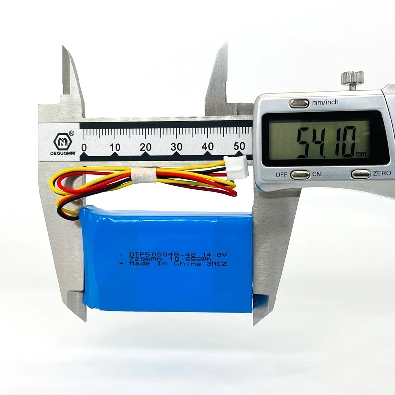 14.8V Lithium Battery Pack 503048-4S 7200mah  (A-grade cell）